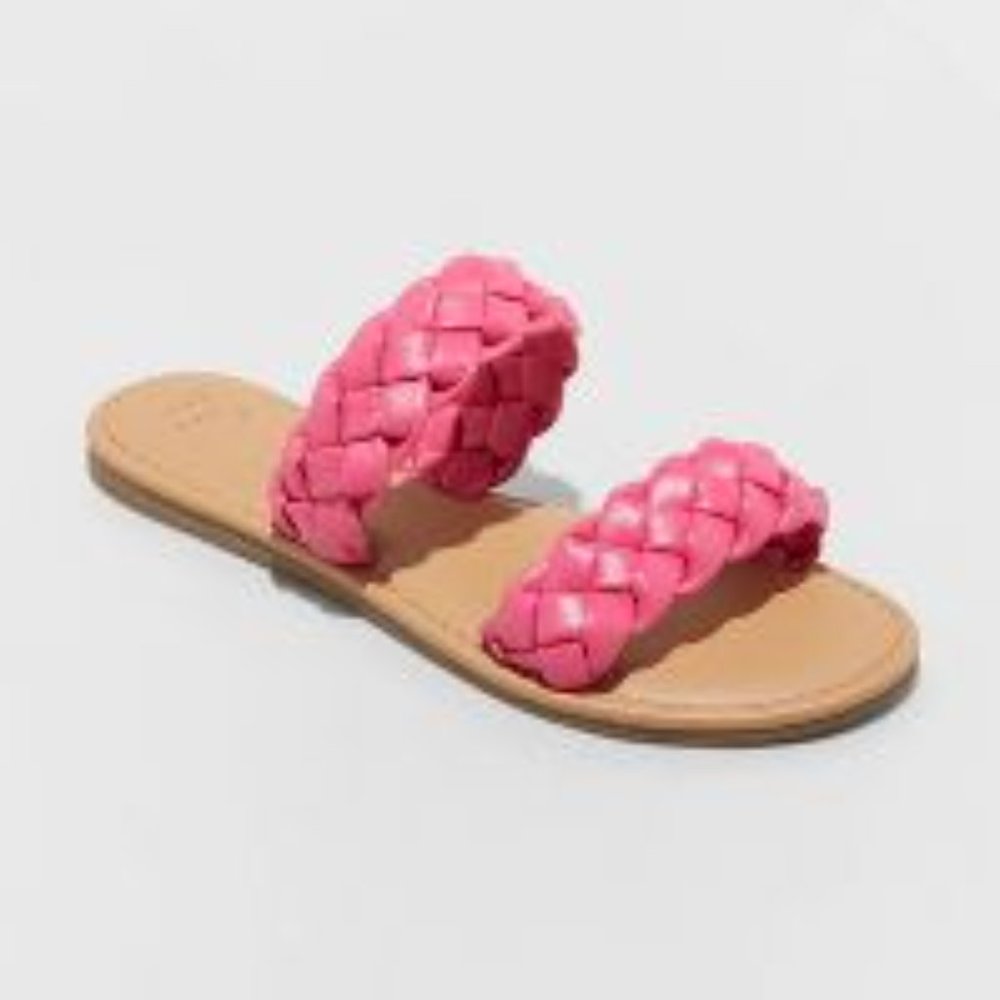 Women's Lucy Slide Sandals - A New Day